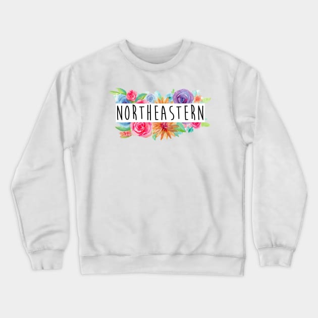 Northeastern University Crewneck Sweatshirt by aterkaderk